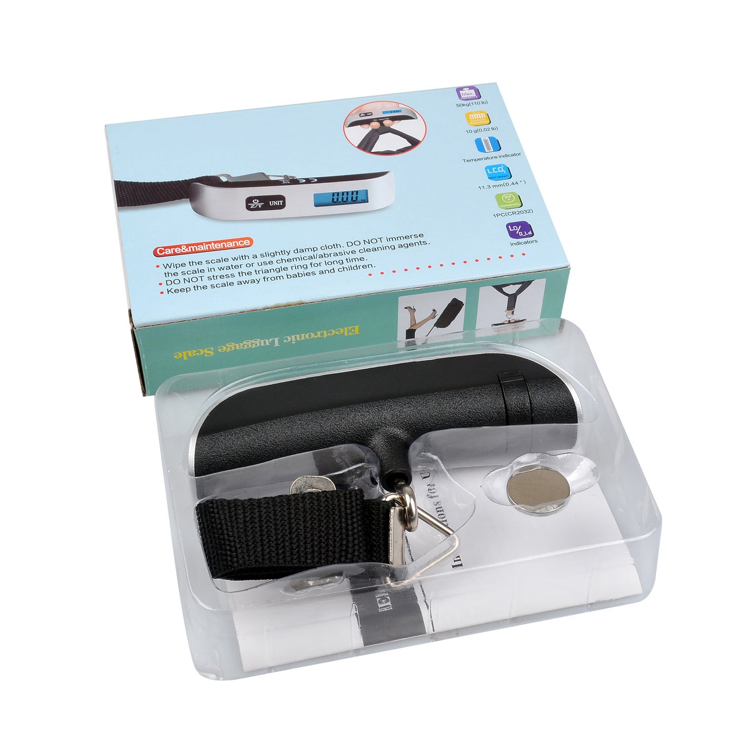 T - shaped Electronic Luggage Scale Express Weighing Luggage Travel 0 - Tatooine Nomad