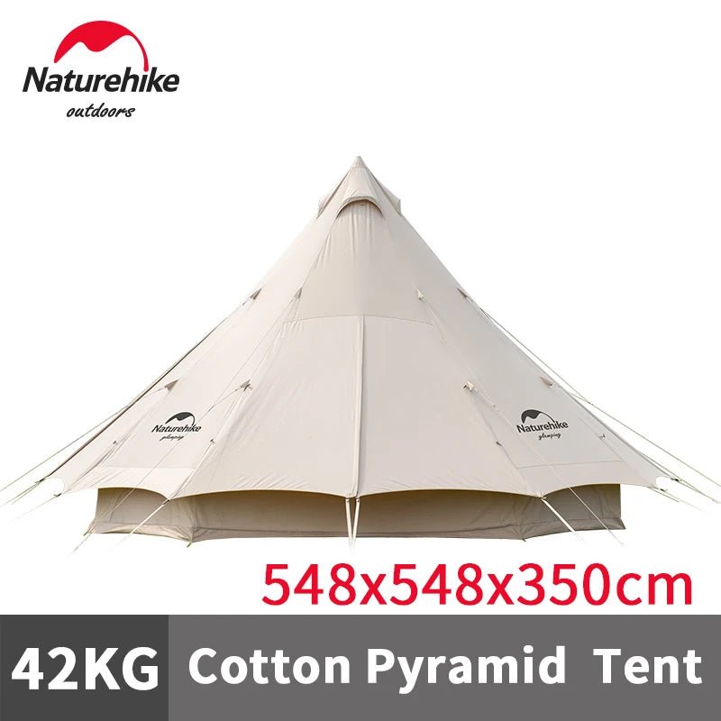 Naturehike Brighten 20 Cotton Pyramid Tent for 3 - 4 Persons - Tatooine Nomad