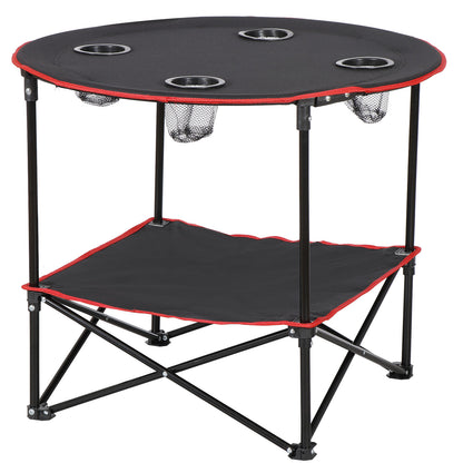 portable folding picnic table with cup holders and carry bag - Tatooine Nomad