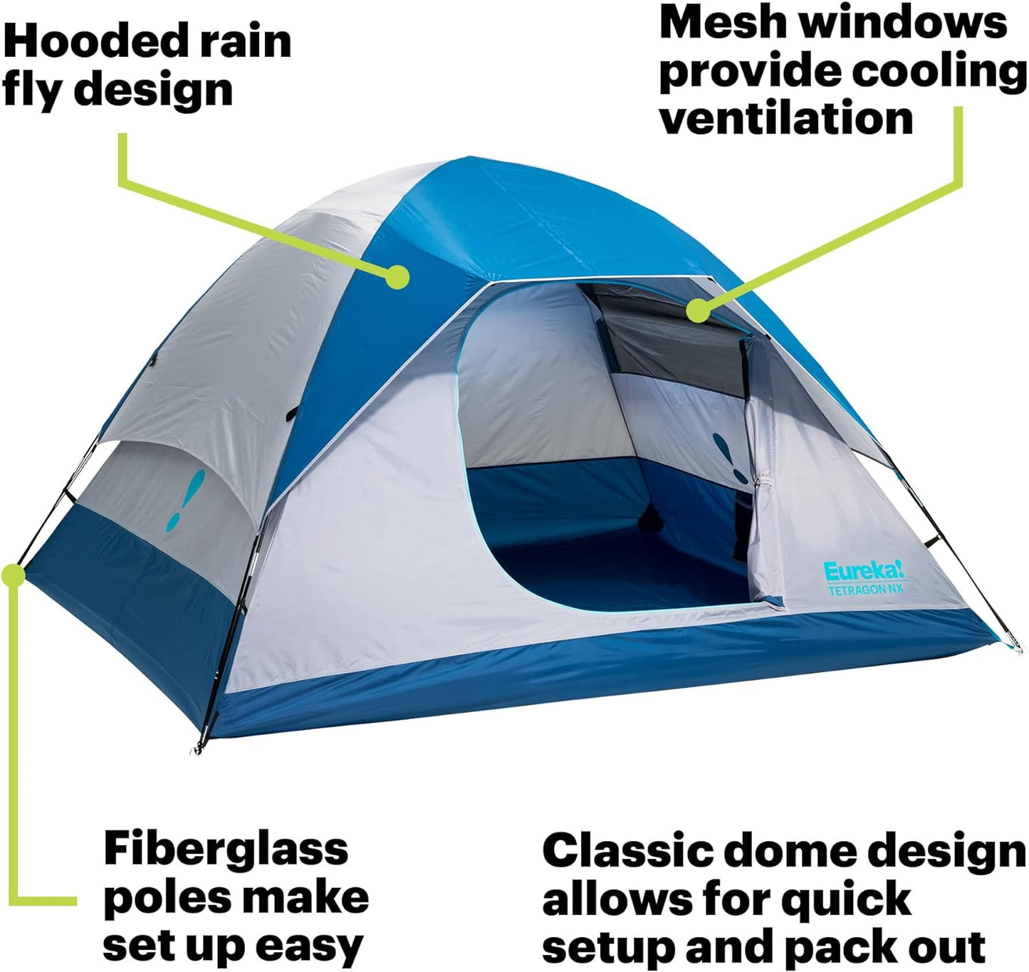 Tetragon NX 3 - Season Family and Car Camping Tent - Tatooine Nomad