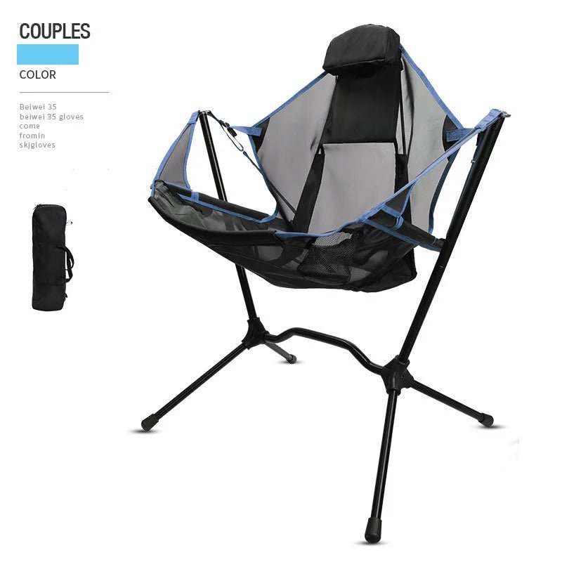 portable outdoor camping and fishing chair with hammock - Tatooine Nomad