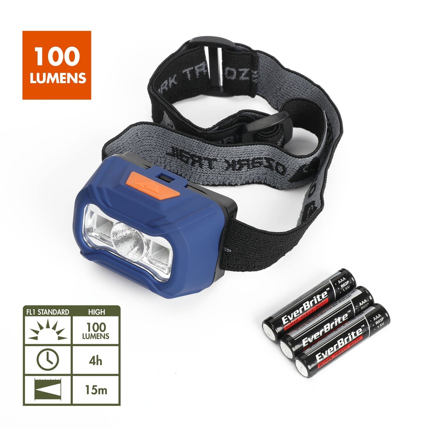 Ozark Trail 100 - Lumen LED Headlamp - Blue, Model 31639 - Tatooine Nomad