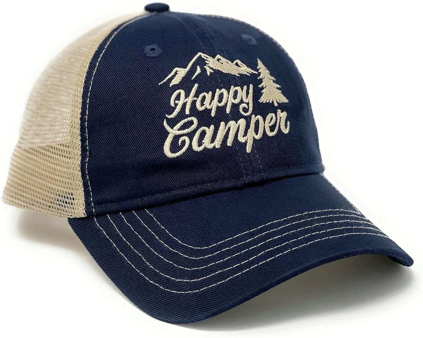 Happy Camper Hat, Camping Hat, Camping Trucker Hat, Camper Gifts, Baseball Hat - Tatooine Nomad