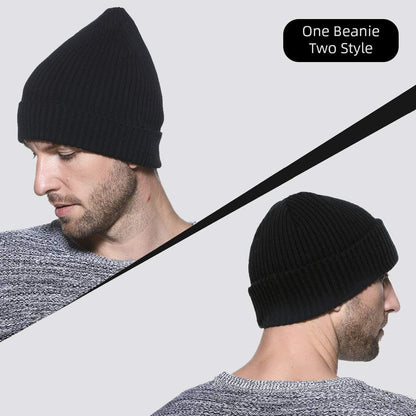 2 - in - 1 Fisherman Beanie & Regular Cuff Knit Cap for All - Tatooine Nomad