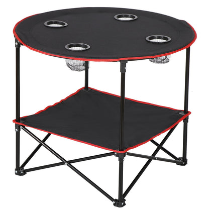 portable folding picnic table with cup holders and carry bag - Tatooine Nomad