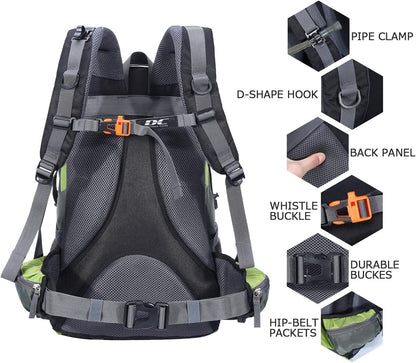 lightweight waterproof hiking backpack for travel and camping - Tatooine Nomad