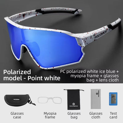 rockbros polarized cycling glasses for road and mountain biking - Tatooine Nomad