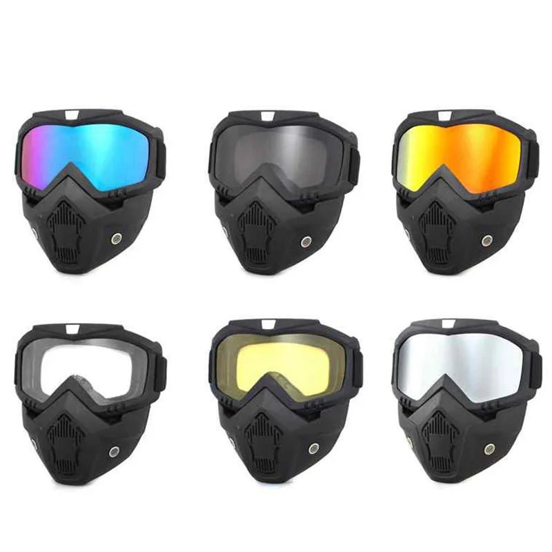 Full Face Bicycle & Paintball Safety Mask with Anti - Fog Lens - Tatooine Nomad