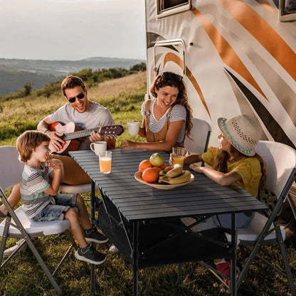 portable aluminum camping picnic table - waterproof & rust resistant - Tatooine Nomad