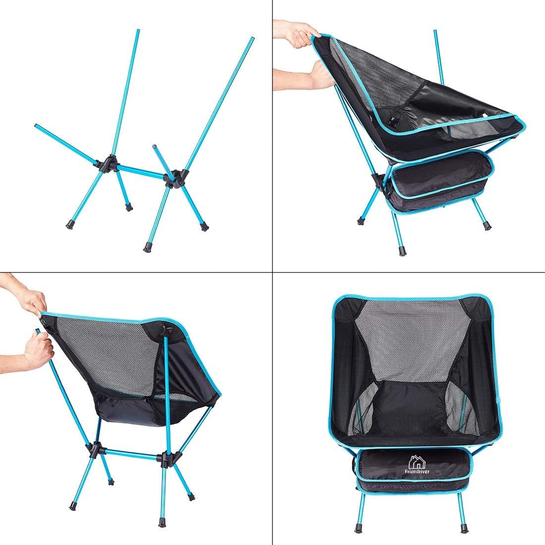 2 Pack Ultralight Portable Folding Camping Chairs - Tatooine Nomad