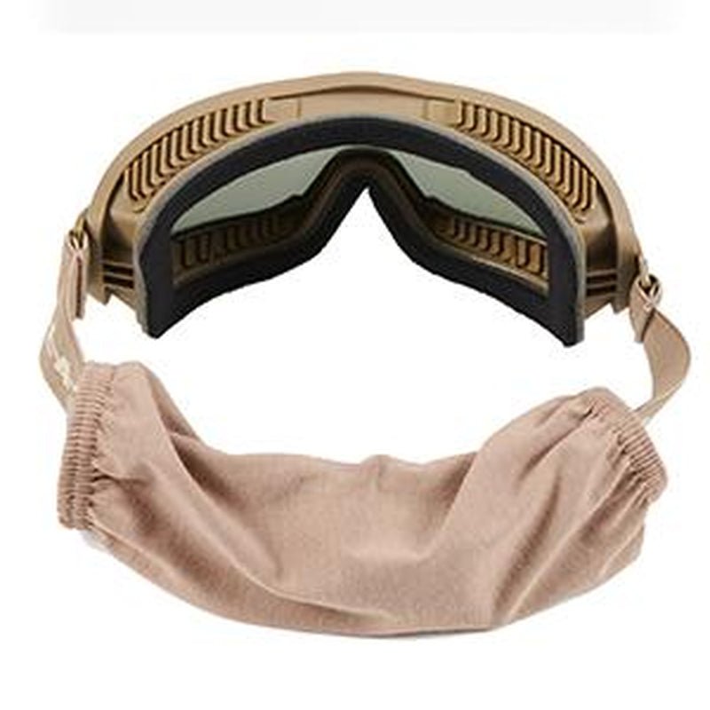 3mm Dual Lens Adjustable Safety Goggles for Paintball & Sports - Tatooine Nomad