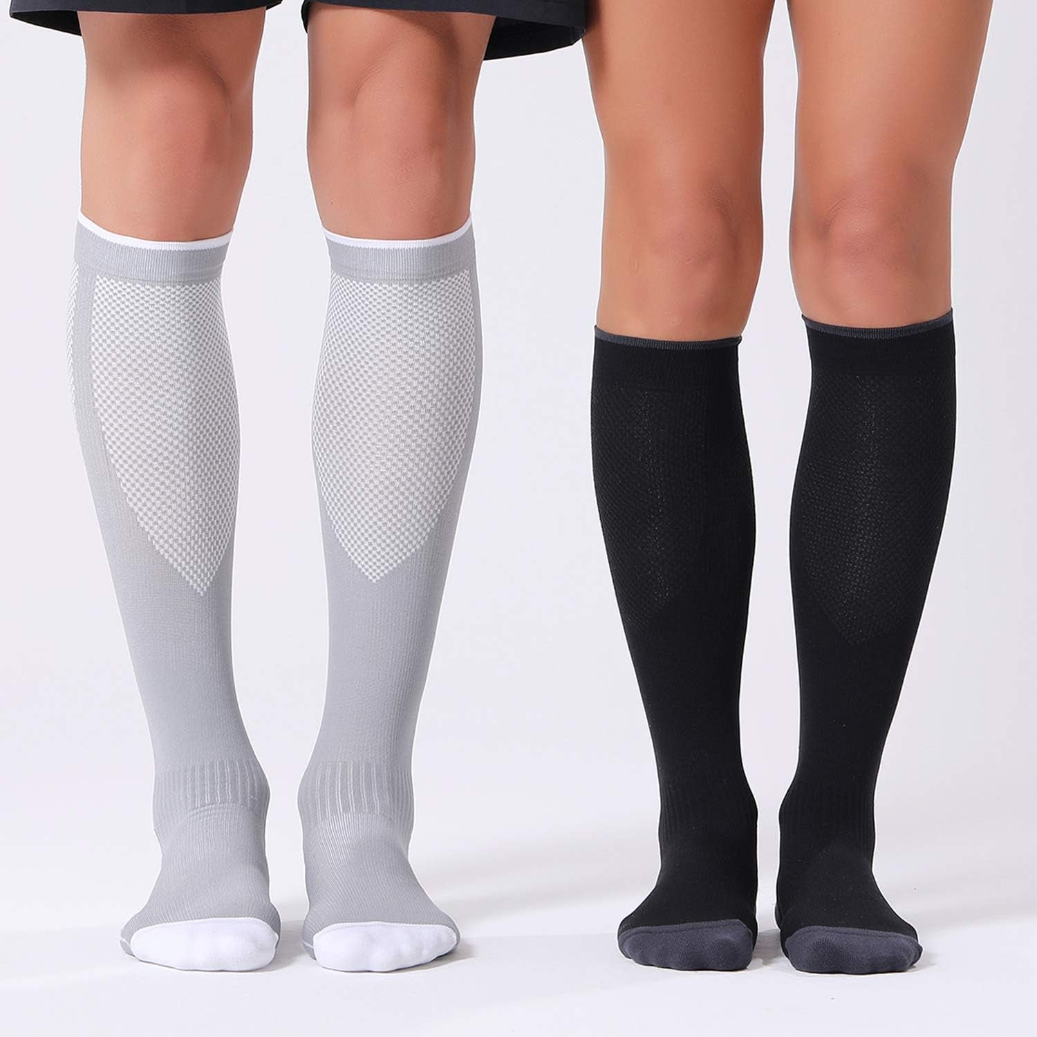 3 Pairs Compression Socks for Women and Men 20-30Mmhg-Circulation Support Socks