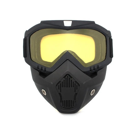 Full Face Bicycle & Paintball Safety Mask with Anti - Fog Lens - Tatooine Nomad