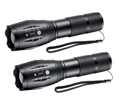 led flashlight 2pack portable zoomable tactical lights - Tatooine Nomad