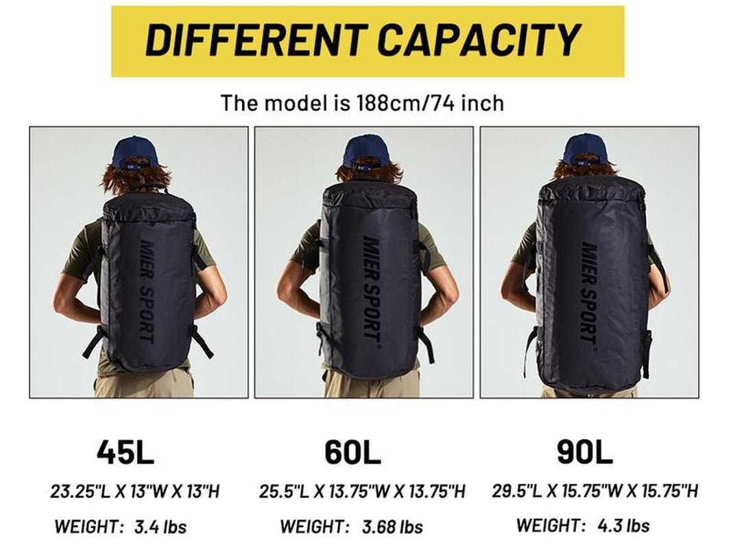 2024 MIER Heavy - Duty Water - Resistant Duffel Backpack - Tatooine Nomad