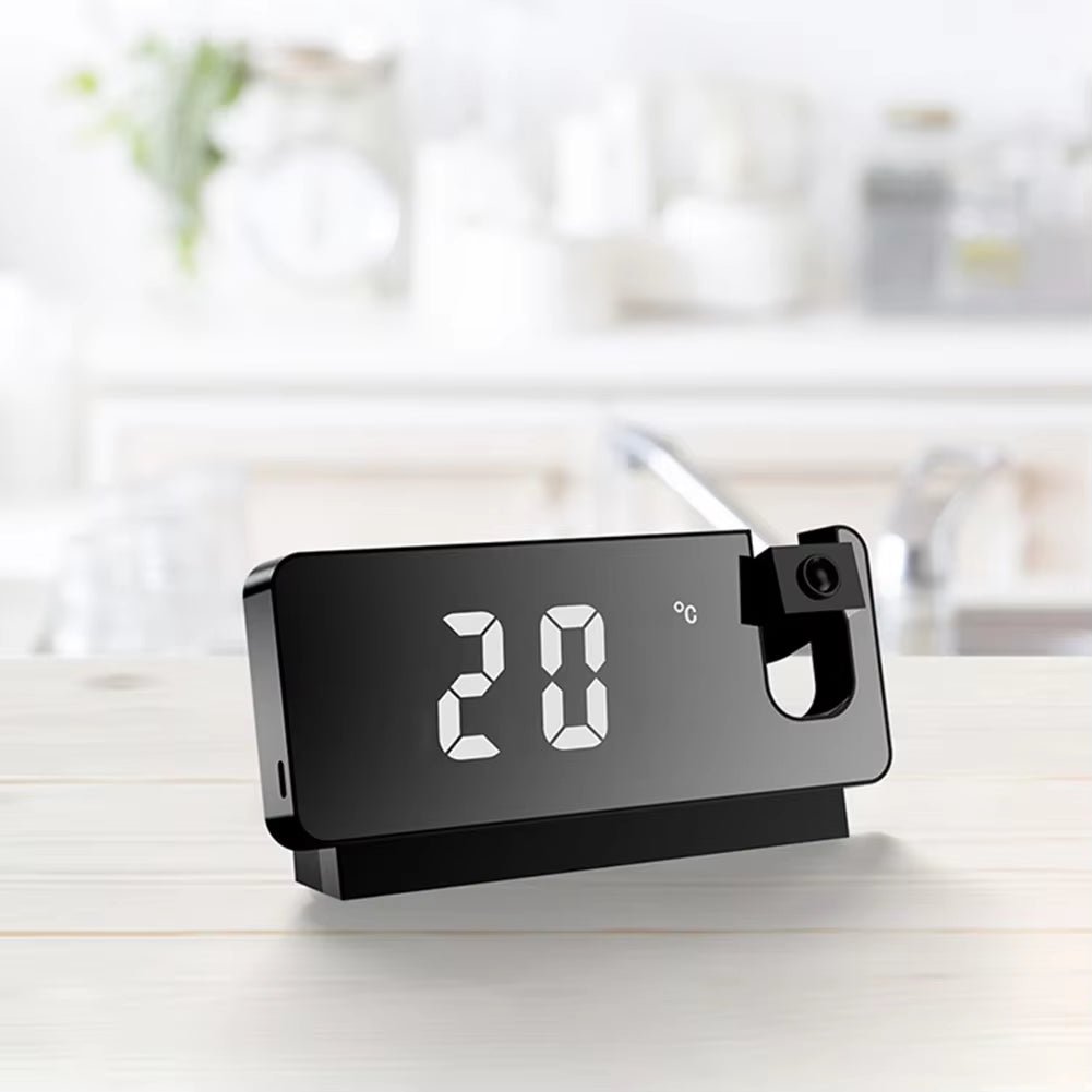 LED Digital Alarm Clock Table Alarm Clock Watch USB Electronic Snooze Desktop Clock Temperature Display Projection Lamp Function - Tatooine Nomad