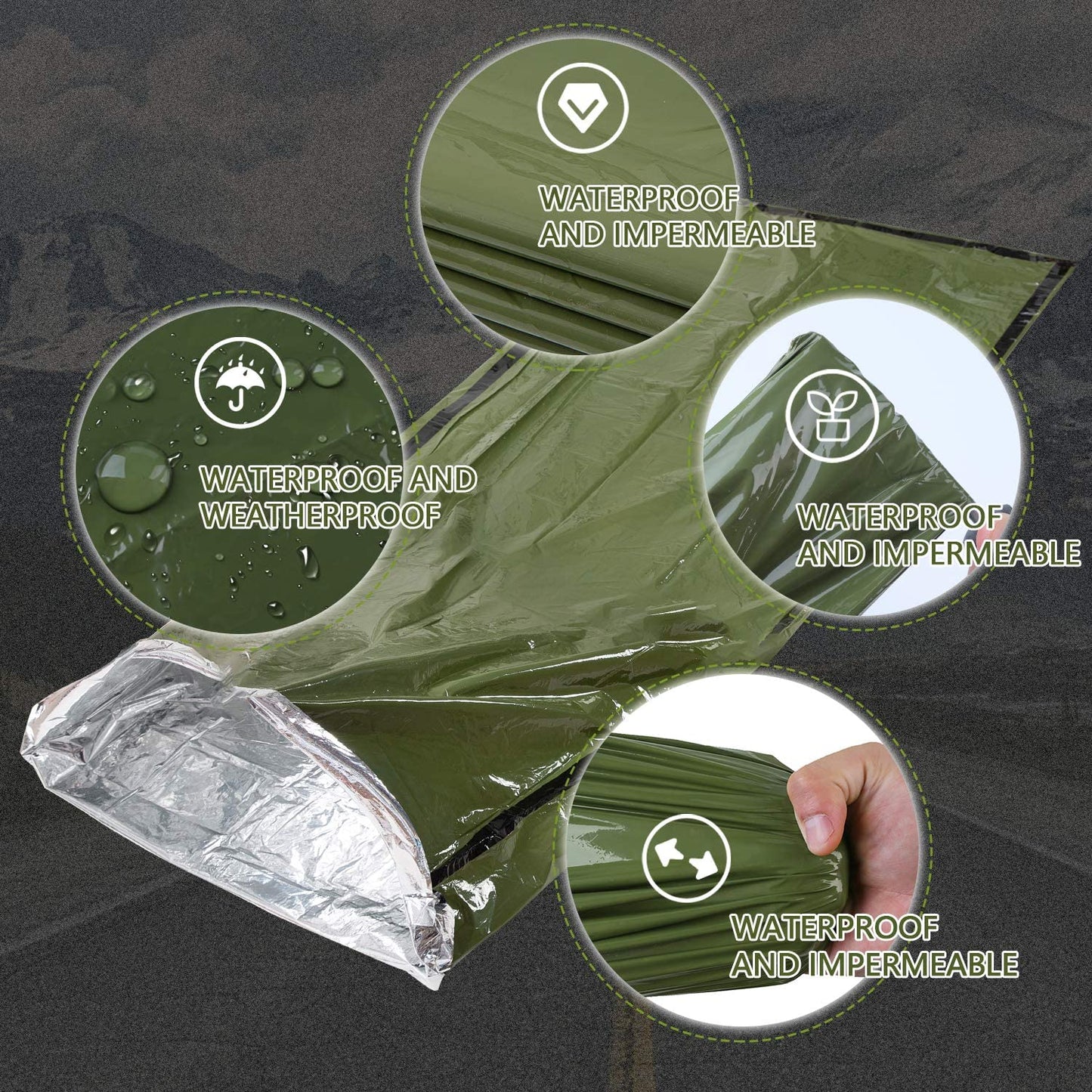 lightweight emergency bivy sack for outdoor survival - Tatooine Nomad