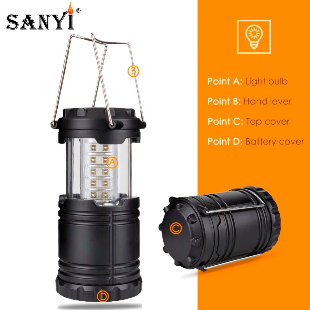 30 LED Collapsible Camping Lantern - Portable & Waterproof - Tatooine Nomad