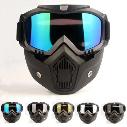 Full Face Bicycle & Paintball Safety Mask with Anti - Fog Lens - Tatooine Nomad