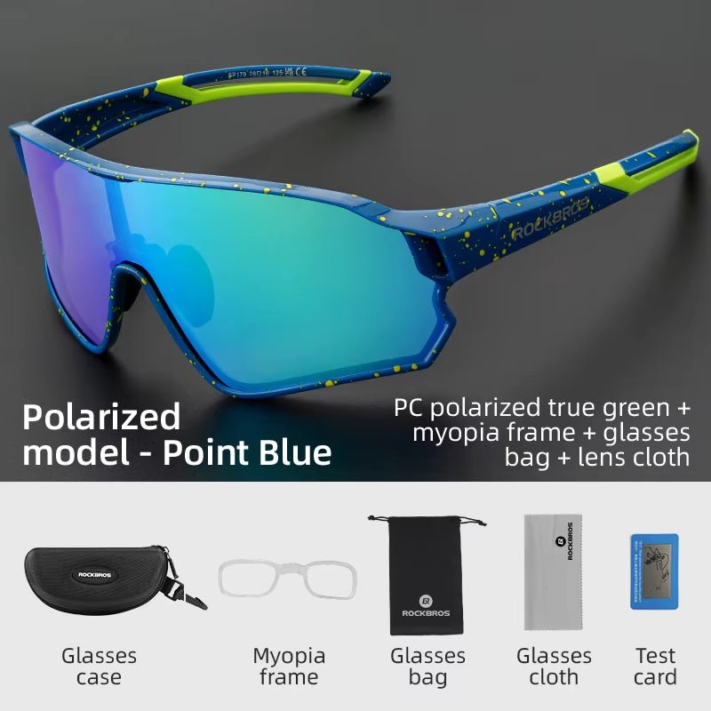 rockbros polarized cycling glasses for road and mountain biking - Tatooine Nomad