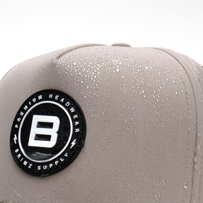 BRIMZ Tan Golf Performance Snapback Hat with Ball Marker - Tatooine Nomad