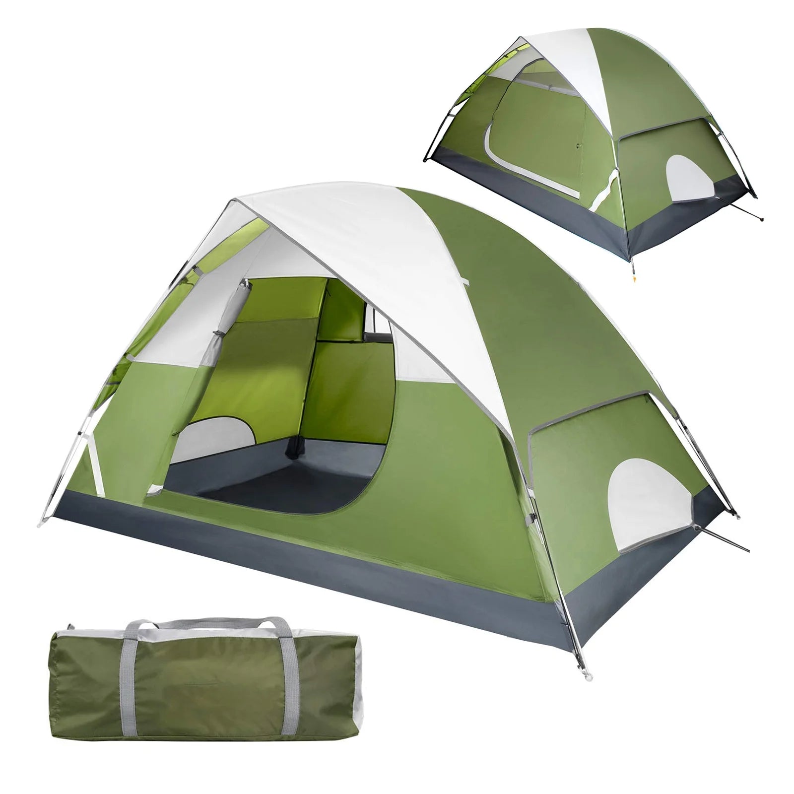 lightweight family tent croosse waterproof camping for 2/4 people – Tatooine Nomad TDAH Schneiden:-- Ongava Tented Camp | person setup
