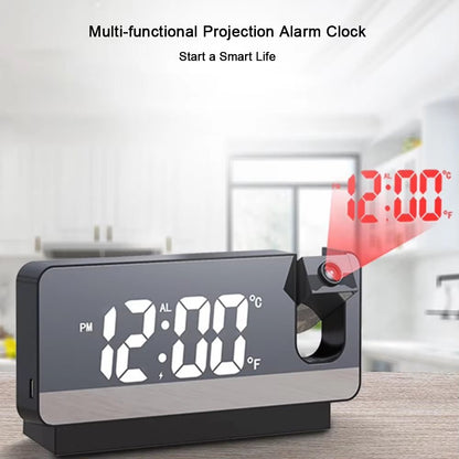 LED Digital Alarm Clock Table Alarm Clock Watch USB Electronic Snooze Desktop Clock Temperature Display Projection Lamp Function - Tatooine Nomad