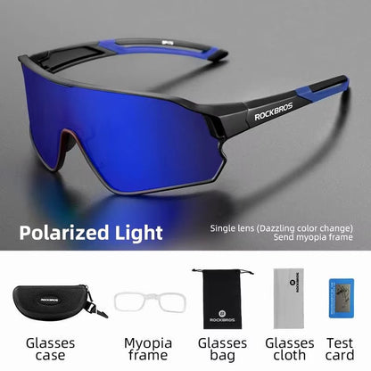 rockbros polarized cycling glasses for road and mountain biking - Tatooine Nomad