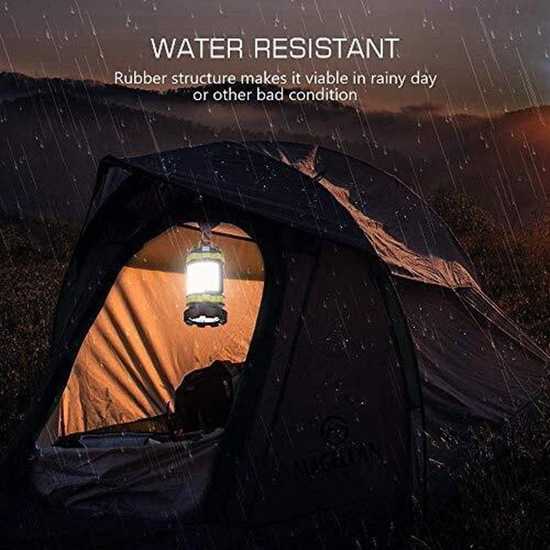 Camping Lantern Rechargeable , Camping Flashlight 4000 Capacity Power Bank,6 ... - Tatooine Nomad