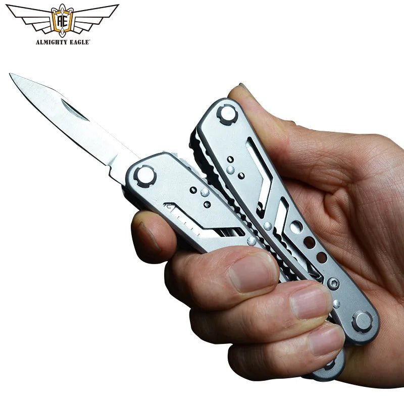 Multifunctional Plier Cutter Pocket Knife Camping Equipment Outdoor Tool Survival Folding Knives - Tatooine Nomad