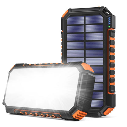 Riapow High Quality Waterproof 20000 mah Solar Panel Powerbanks Fast Charging Phone Charger 20000mAh Portable Solar Power Bank - Tatooine Nomad