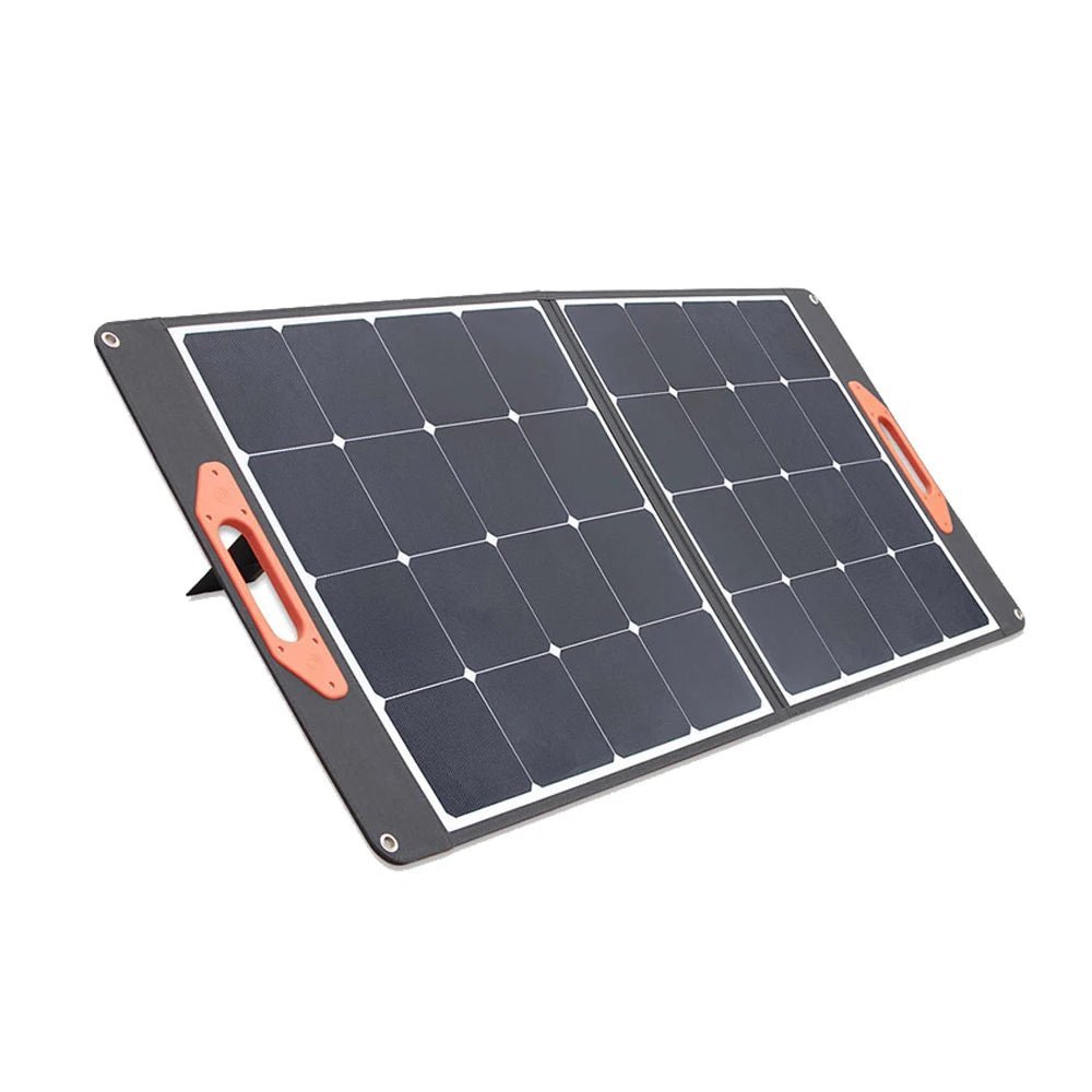 ESG New Trending Energy Solar Charger 40w 60w 80w 100W 2 folding with stand Foldable Portable Solar Panel Bags - Tatooine Nomad