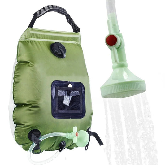 Outdoor Solar Concentrating Bath Bag Amazon Hot Sale Portable Shower Bag 20L Camping Shower Bath Water Bag - Tatooine Nomad