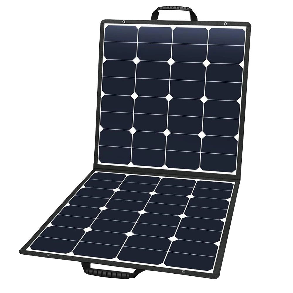 ESG New Trending Energy Solar Charger 40w 60w 80w 100W 2 folding with stand Foldable Portable Solar Panel Bags - Tatooine Nomad