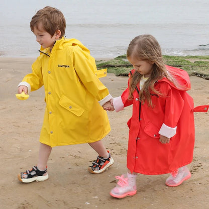 Rainfreem Cartoon Animal Style Waterproof Kids Raincoat For Children Rain Coat Rainwear Student Poncho Drop Shipping - Tatooine Nomad
