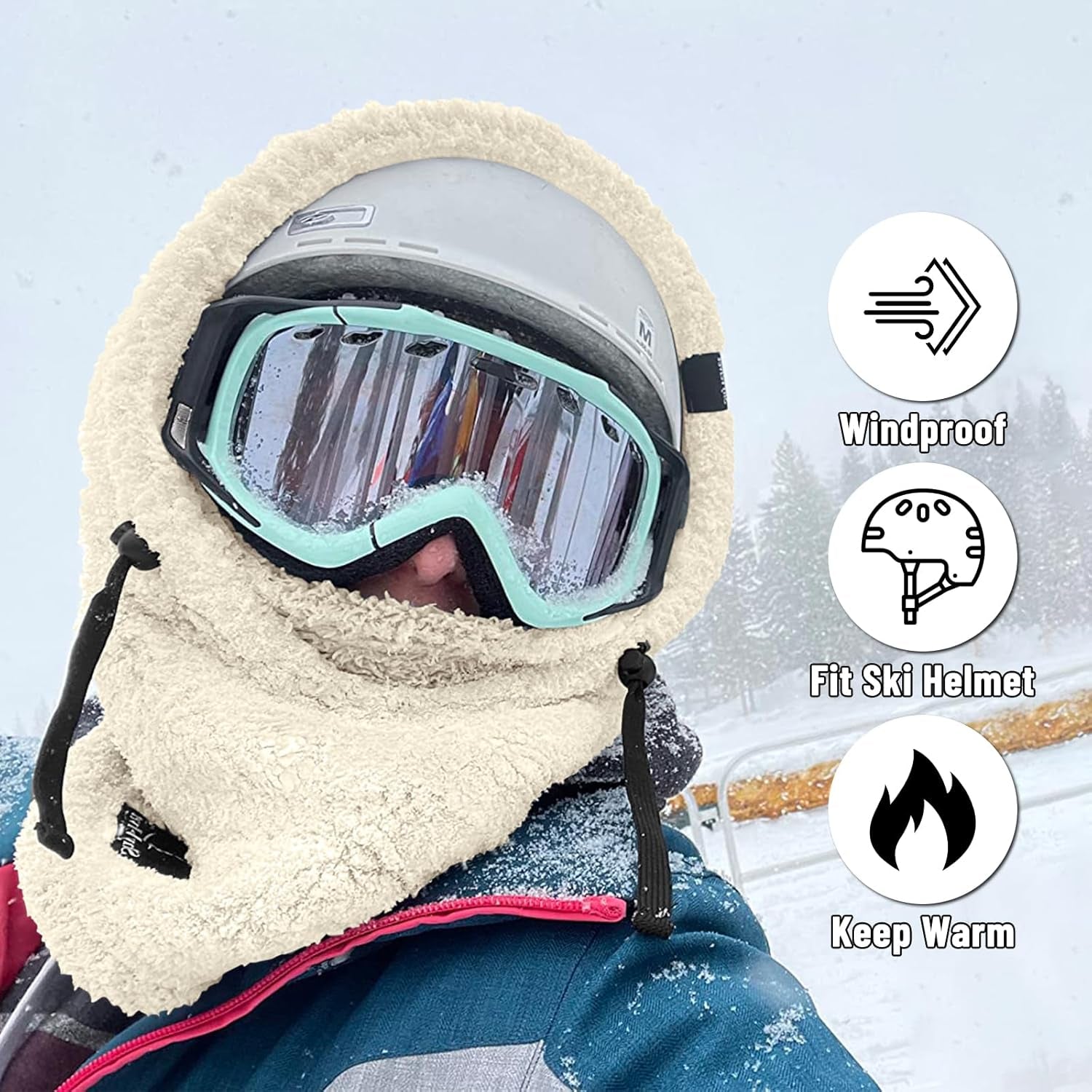 Windproof Thermal Fleece Balaclava Ski Mask for Winter - Tatooine Nomad