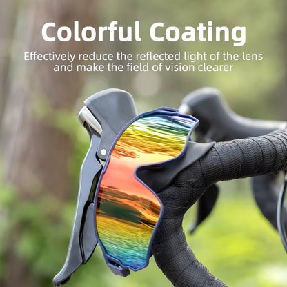 rockbros polarized cycling glasses for road and mountain biking - Tatooine Nomad