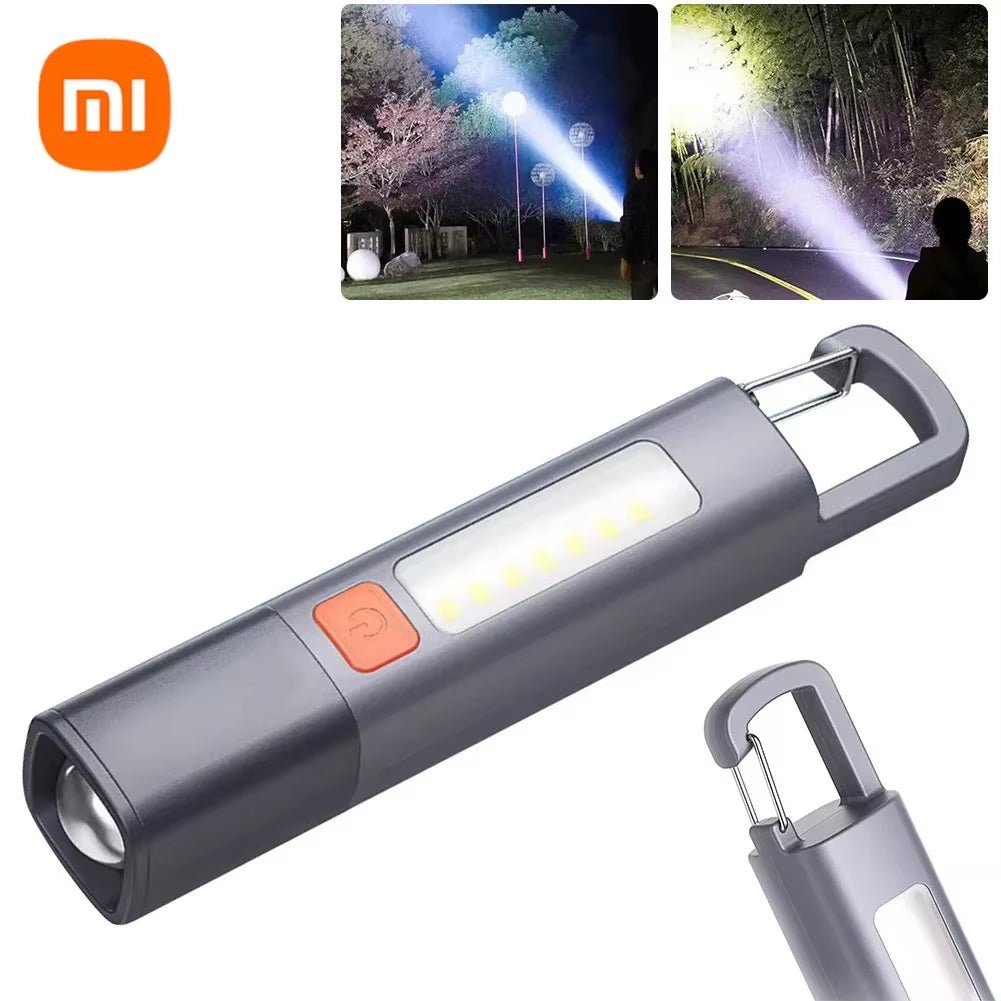 Xiaomi Outdoor Mini Flashlight Portable Strong Light Variable Focus with Floodlight Side Lights Emergency LED Flashlights Tools - Tatooine Nomad