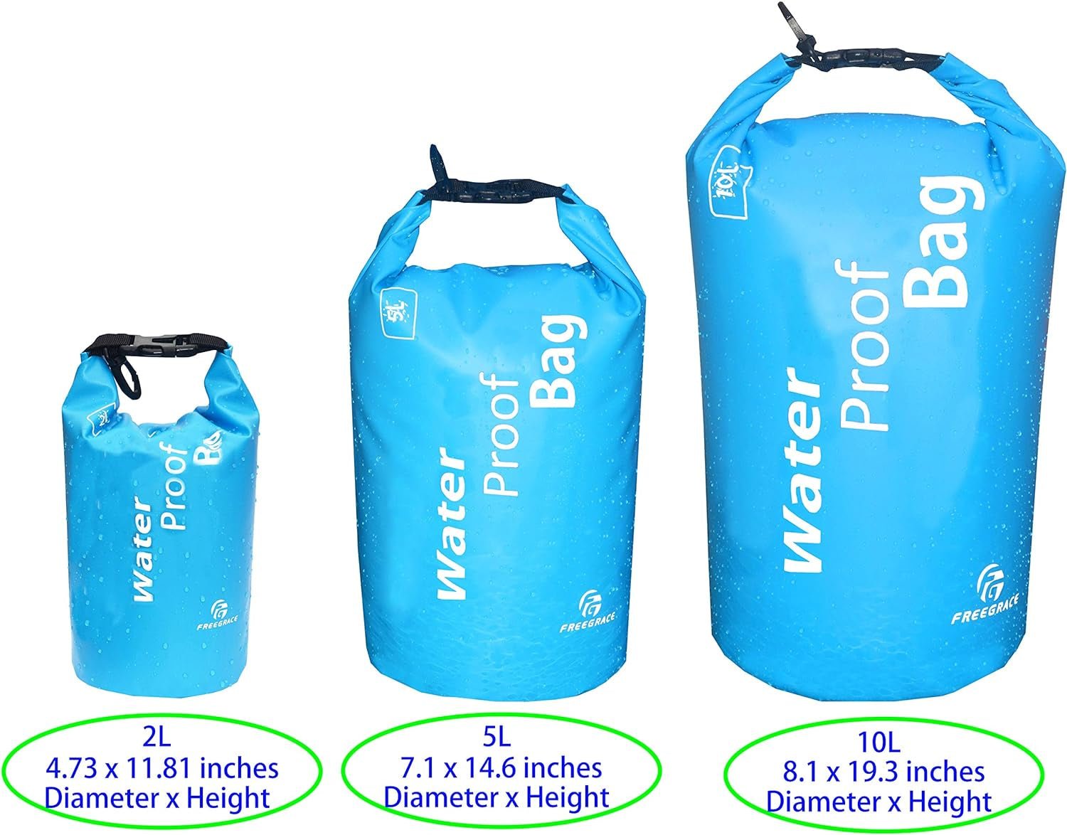 Premium Waterproof Dry Bag Set with Phone Case - 2L to 50L - Tatooine Nomad