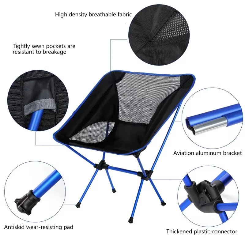 ultralight portable camping chair for beach and hiking - Tatooine Nomad