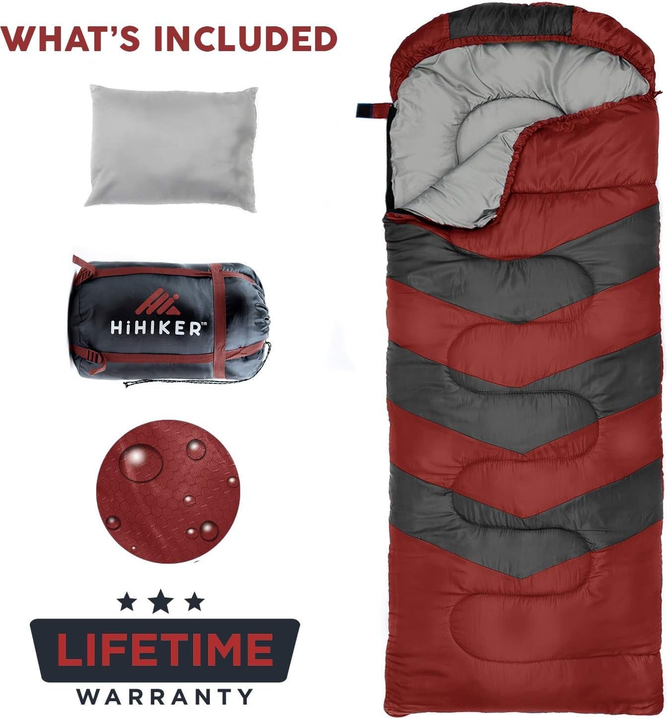 4 Season Compact Sleeping Bag with Travel Pillow - Tatooine Nomad