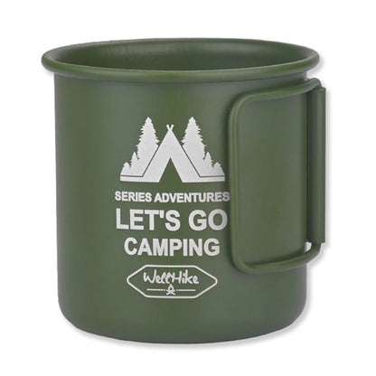 300ML Ultra - Light Aluminium Alloy Camping Mug with Foldable Handle - Tatooine Nomad