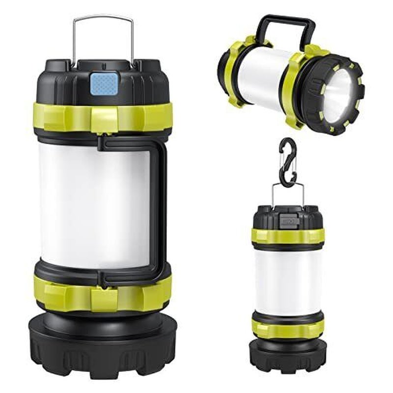 Camping Lantern Rechargeable , Camping Flashlight 4000 Capacity Power Bank,6 ... - Tatooine Nomad