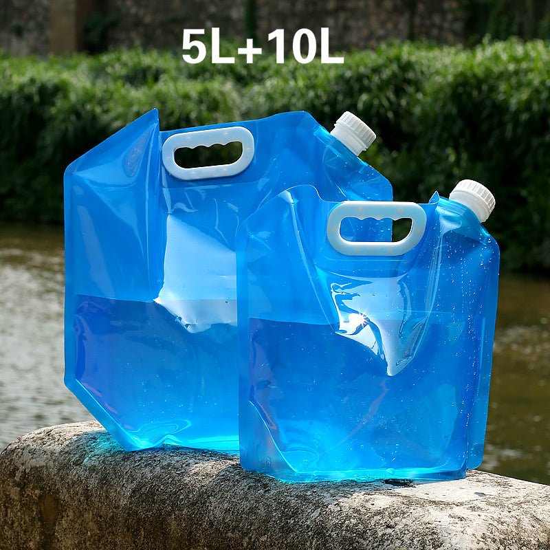 PVC Outdoor Camping Hiking Foldable Portable Water Bags Container 0 - Tatooine Nomad