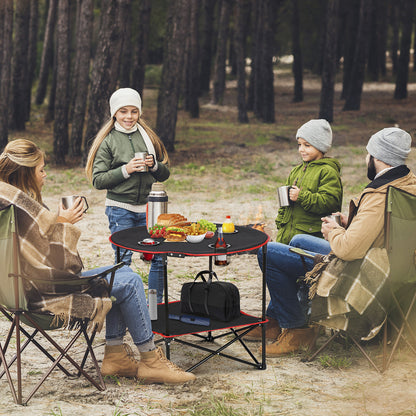 portable folding picnic table with cup holders and carry bag - Tatooine Nomad