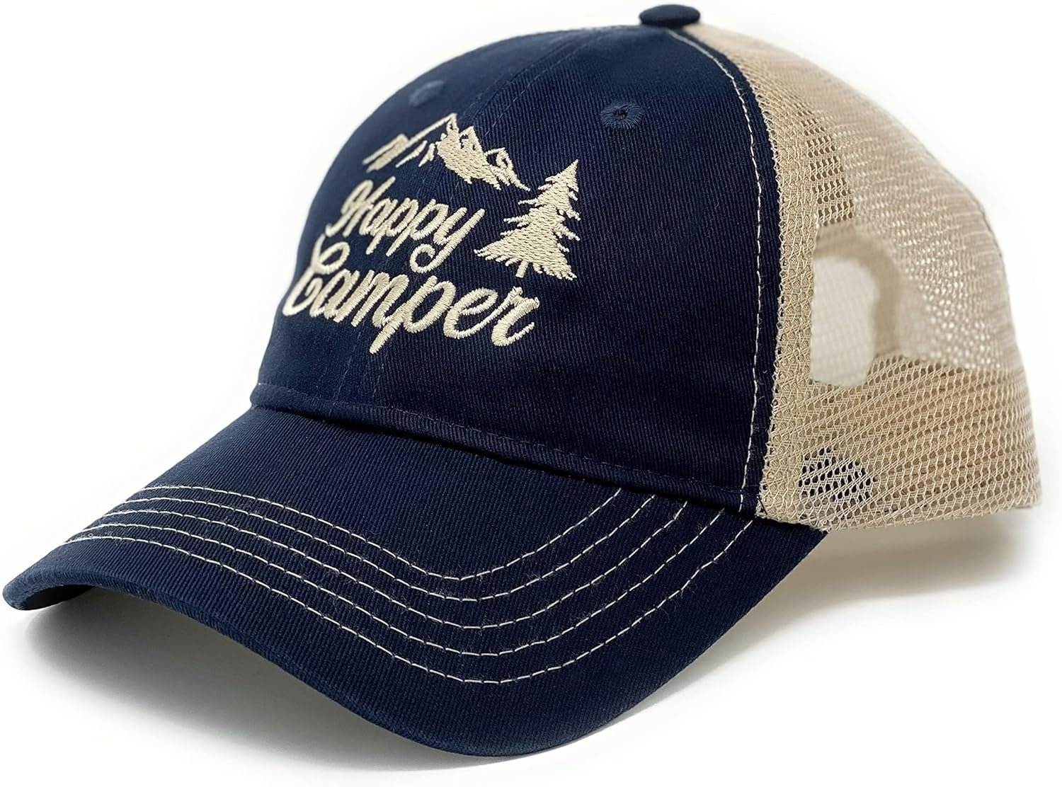 Happy Camper Hat, Camping Hat, Camping Trucker Hat, Camper Gifts, Baseball Hat - Tatooine Nomad