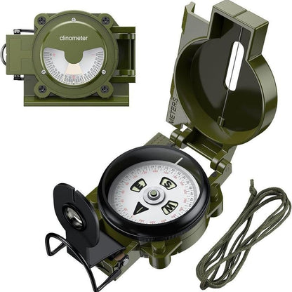 Anbte professional hiking compass with 3000 gauss magnetic intensity - Tatooine Nomad