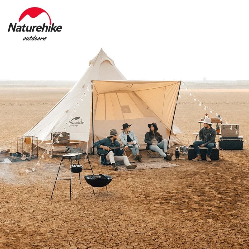 Naturehike Brighten 20 Cotton Pyramid Tent for 3 - 4 Persons - Tatooine Nomad