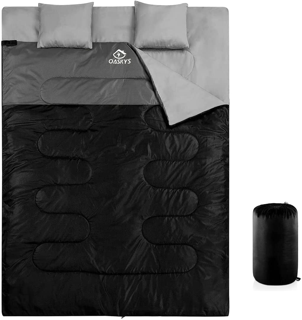 queen size double sleeping bag with pillows - waterproof - Tatooine Nomad