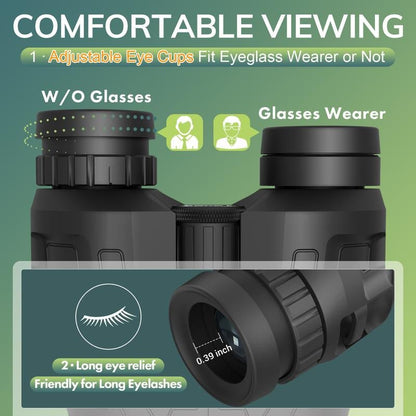 Occer 12X25 Compact Binoculars - High - Powered Bird Watching & Travel - Tatooine Nomad